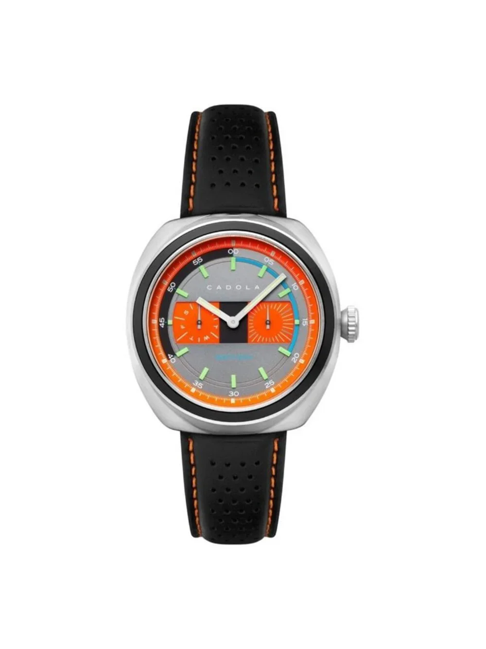 NWT Cadola Giulia GMT Quartz Grey Dial Men's Watch